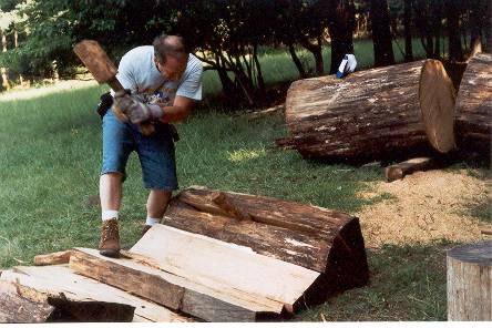 splitting log